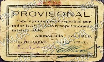2 pesos, Ayuntamiento (M3800), anverso