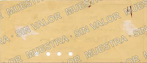 2 pesos, The Moctezuma Copper Company (M3864), reverso