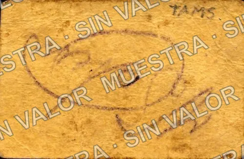 20 centavos, Cantina La Covacha (M3921), reverso