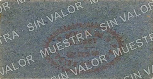 20 centavos, 'El 2 de Abril' (M2020), M2020 20c 'El 2 de Abril', reverso