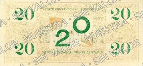 20 centavos, Hacienda de Tuzamapam (M4097), M4097 20c Hacienda de Tuzamapam, anverso