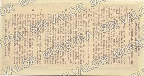 20 centavos, Liga Nacional Defensora de la Libertad Religiosa (M4378), M4378 20c Liga Nacional Defensora de la Libertad Religiosa, reverso