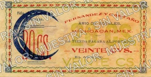 20 centavos (M2962), anverso