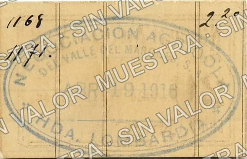 20 centavos (M3016), reverso