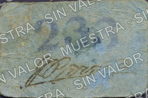 20 centavos, Salón Blamco (M3135), reverso
