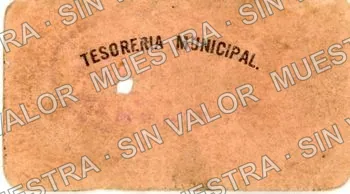 20 centavos, San Diego de la Unión (M1726), reverso