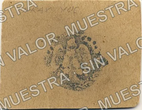 20 centavos, Tekax (M4125), reverso