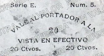 20 centavos, Ysmael Rubio (M2499), anverso