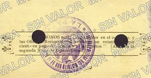 20 pesos, La Jefatura Política (M823), reverso