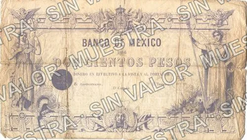 200 pesos, Banco de México (M23), anverso