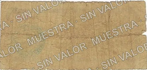 25 centavos, Cámara Nacional de Comercio (M4252), reverso
