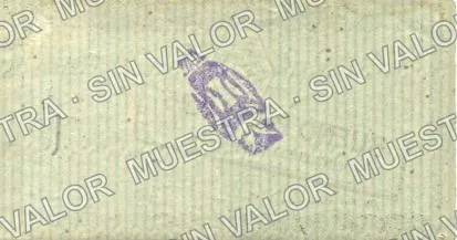 25 centavos, Casino de Zacatecas (M4227), reverso