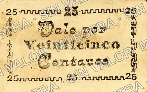 25 centavos, Jesús Flores Villaseñor (M2703), M2703 25c Jesús Flores Villaseñor, anverso