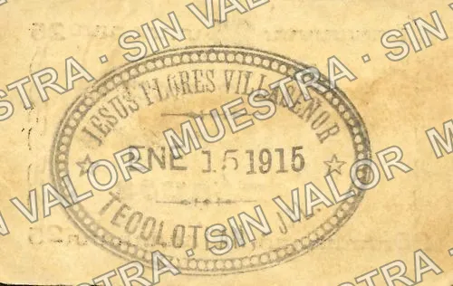 25 centavos, Jesús Flores Villaseñor (M2703), M2703 25c Jesús Flores Villaseñor, reverso