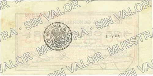 25 centavos, sábanas, Series C, small, large (M903), M903e 25c (N 74485) with Toluca resello, reverso