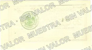 25 centavos, sábanas, Series C, small, large (M903), M903j 25c sábanas, reverso