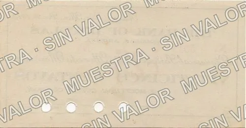 25 centavos, The Moctezuma Copper Company (M3862), reverso