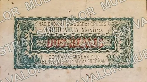 2r M665 Compañía Minera de Freeman (M662), reverso