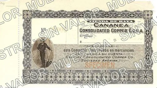 3 pesos, CCCC $3 without denomination (M756), M756a CCCC $3 without denomination, anverso