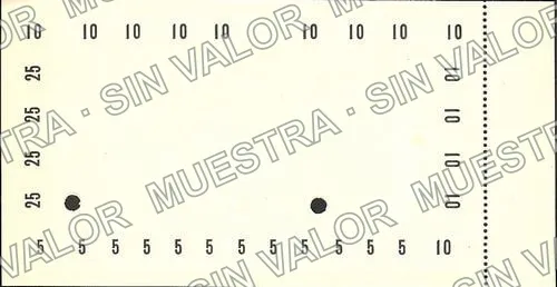 3 pesos, CCCC $3 without denomination (M756), M756a CCCC $3 without denomination, reverso