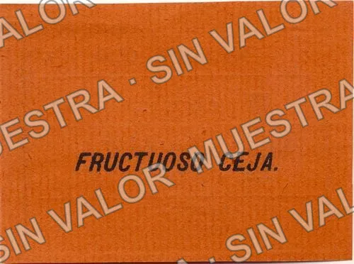 4 centavos, Fructuoso Ceja (M3046), reverso