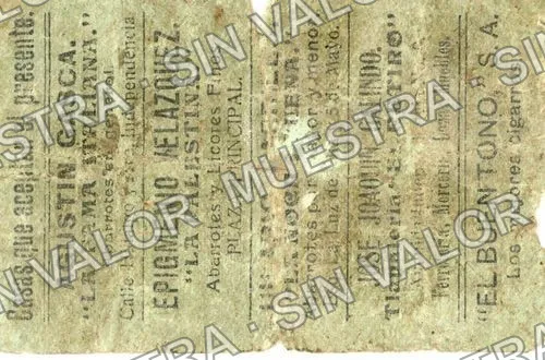 4 centavos, Hilario Carrillo (M2848), reverso
