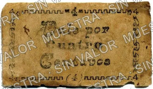 4 centavos, Jesús Flores Villaseñor (M2702), M2702 4c Jesús Flores Villaseñor, anverso
