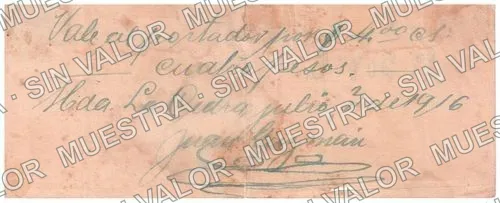 4 pesos, Hacienda de la Cidra (M2570), anverso