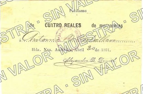 4r Hacienda Nueva Australia (M626), anverso