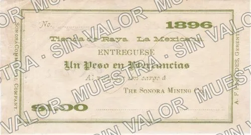 .5 $1 La Mina Mexicana (M758), anverso