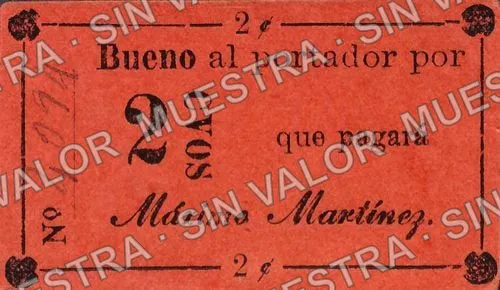 .5 5c Porfirio Peña (M3073), M3073a Máximo Martínez 2c, anverso