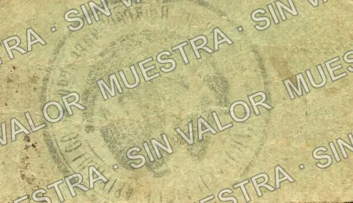 5 centavos, Ayuntamiento de 1915, Apipilulco (M1907), M1907 5c Ayuntamiento de 1915, Apipilulco, reverso