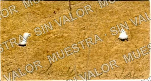 5 centavos, Brigada Méndez (M2063), reverso