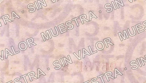 5 centavos, Compañía de Tranvías de México (M1341), M1341a 5c Compañía de Tranvías de México, reverso