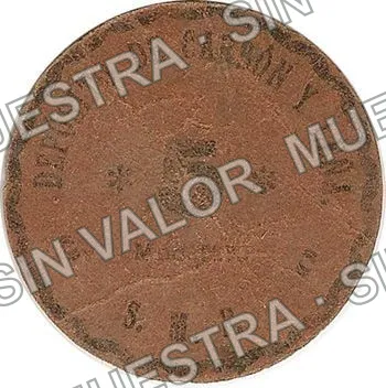 5 centavos, Depósito de Carbón y Lena (M2501), anverso