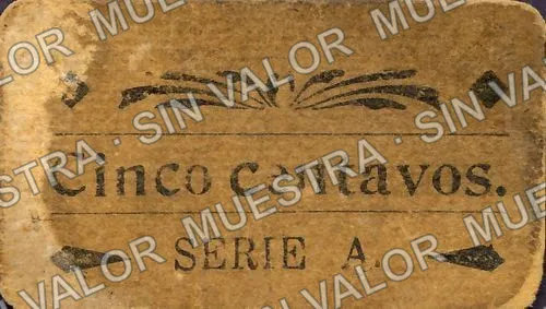 5 centavos, Dolores Hidalgo (M1642), M1642 5c Dolores Hidalgo, reverso