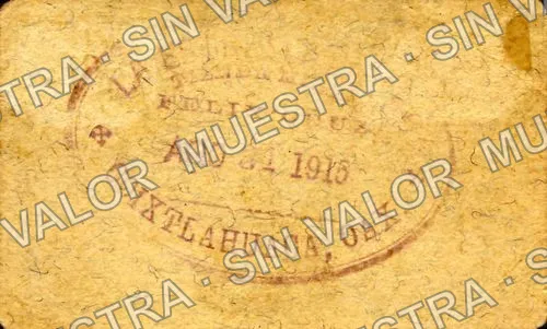 5 centavos, Félix Cruz (M3404), reverso