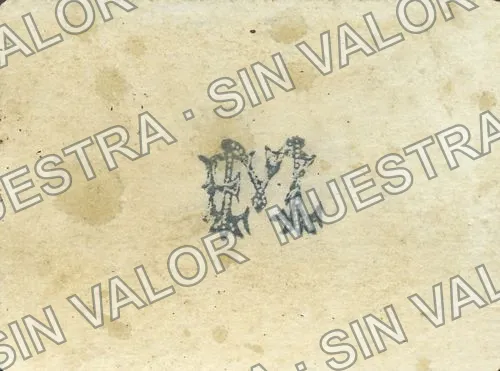 5 centavos, Jefatura Política (M2800), M2800 5c Jefatura Política, reverso