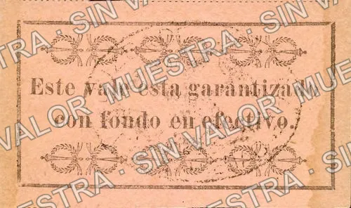 5 centavos, Municipalid de Chietla (M3533), reverso
