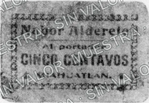 5 centavos, Nabor Alderete (M3427), anverso