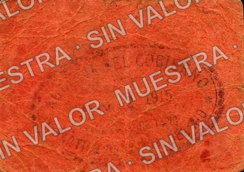5 centavos, Tesorería Municipal, Ixtlán del Río (M3271), reverso