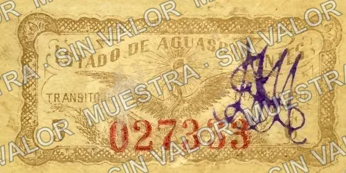 5 centavos, Tesorería Municipal (M800), anverso