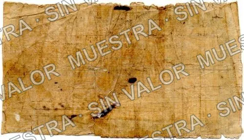 5 centavos, Tienda de Santa Rosalia (M753), reverso