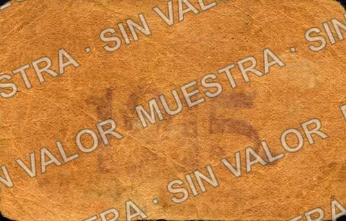 5 centavos, Vicente Morelos (M3415), reverso
