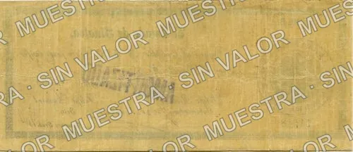 5 pesos, Estado de Sinaloa (M3766), reverso