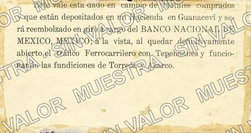 5 pesos, Hacienda de "Anita" (M1548), reverso