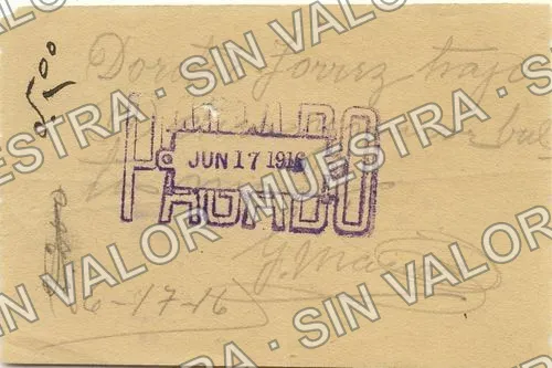 5 pesos, "La Esmeralda" (M1104), reverso