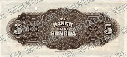 5 pesos (M507), anverso