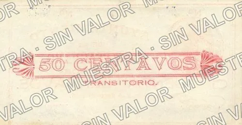 50 centavos, Ayuntamiento (M2955), M2955 50c Ayuntamiento, reverso
