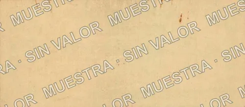 50 centavos, Banco de Yucatán (M4494), M4494 50c Banco de Yucatán, reverso